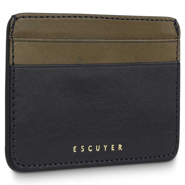 Escuyer Cardholder - Blue / Khaki