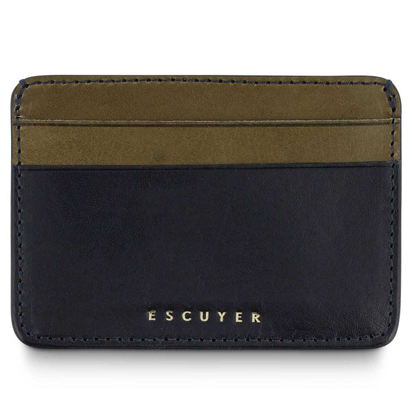 Escuyer Cardholder - Blue / Khaki