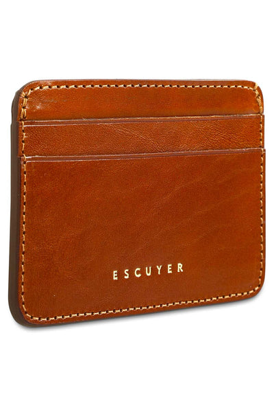 Escuyer Cardholder - Cognac