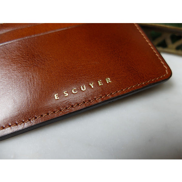 Escuyer Cardholder - Cognac