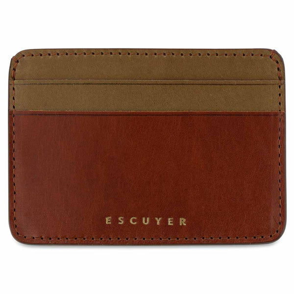 Escuyer Cardholder - Cognac / Safari