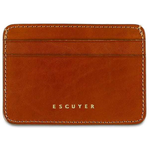 Escuyer Cardholder - Cognac