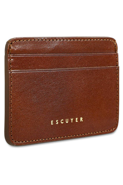 Escuyer Cardholder - Light Brown