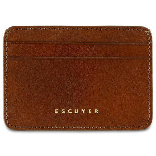 Escuyer Cardholder - Light Brown