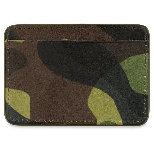 Escuyer Cardholder - Light Green Camouflage