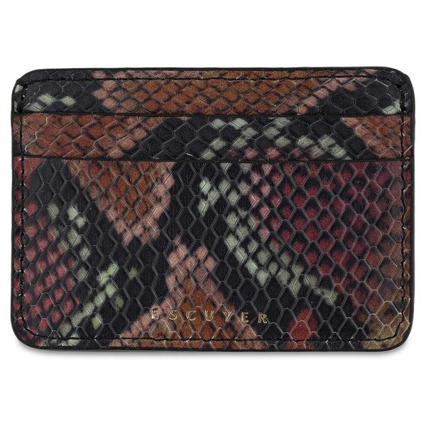 Escuyer Cardholder - Snake Print