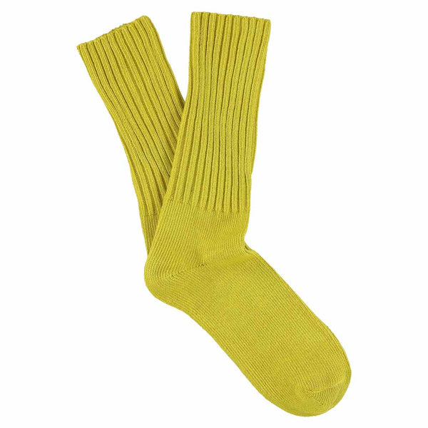 Escuyer Crew Socks - Yellow
