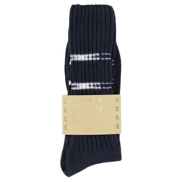 Escuyer Indigo Dyed Socks