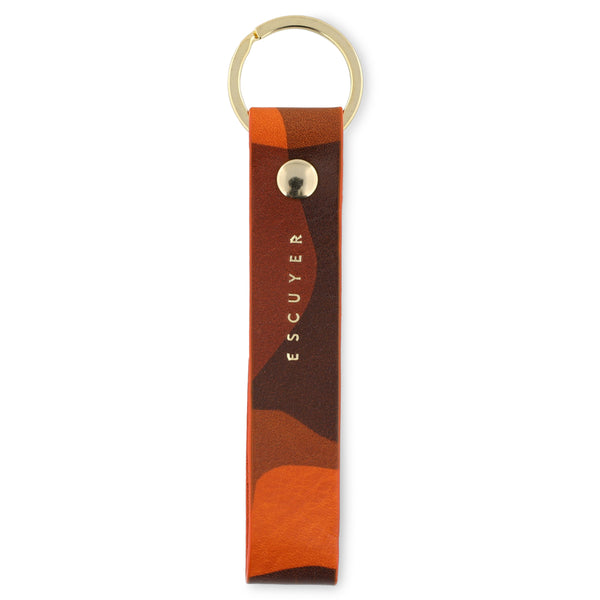Escuyer Keychain - Orange Camouflage