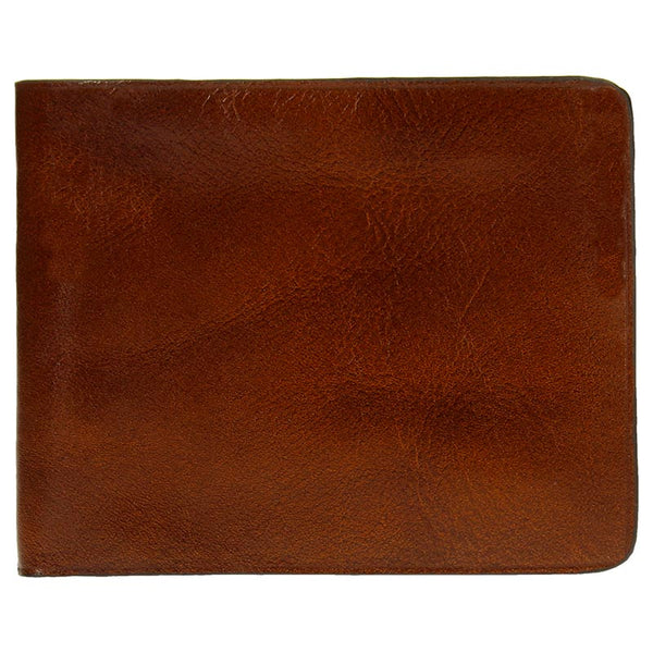 Escuyer Leather Billfold Wallet - Cognac / Orange