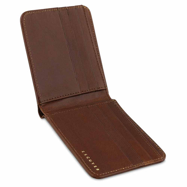 Escuyer Leather Billfold Wallet - Light Brown