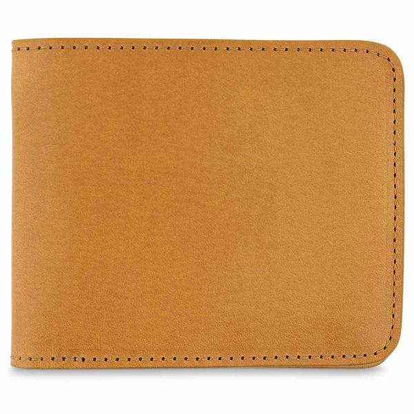 Escuyer Leather Billfold Wallet - Mustard / Natural