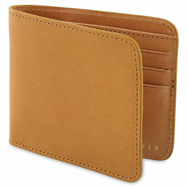 Escuyer Leather Billfold Wallet - Mustard / Natural