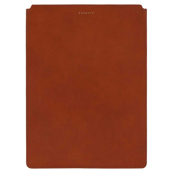Escuyer MacBook Sleeve // Cognac / Pink