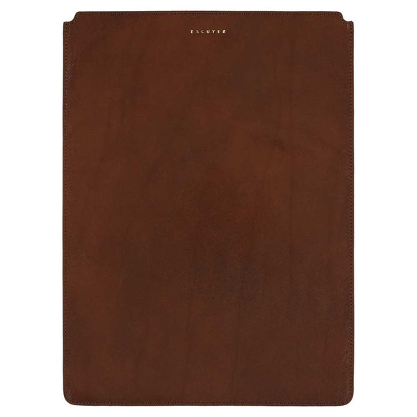 Escuyer MacBook Sleeve // Light Brown / Orange