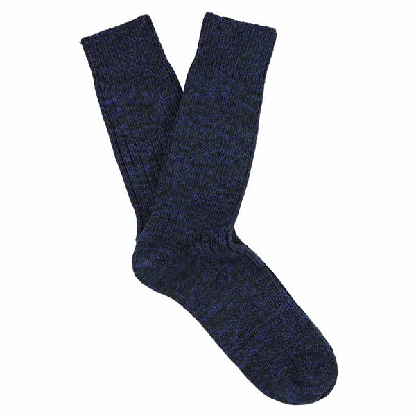 Escuyer Melange Socks - Blue