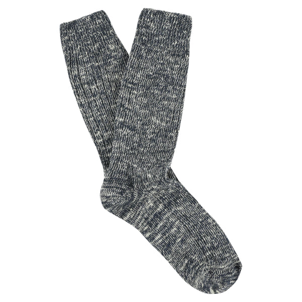 Escuyer Melange Socks - Flame Blue