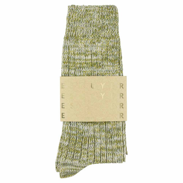 Escuyer Melange Socks Green / Yellow