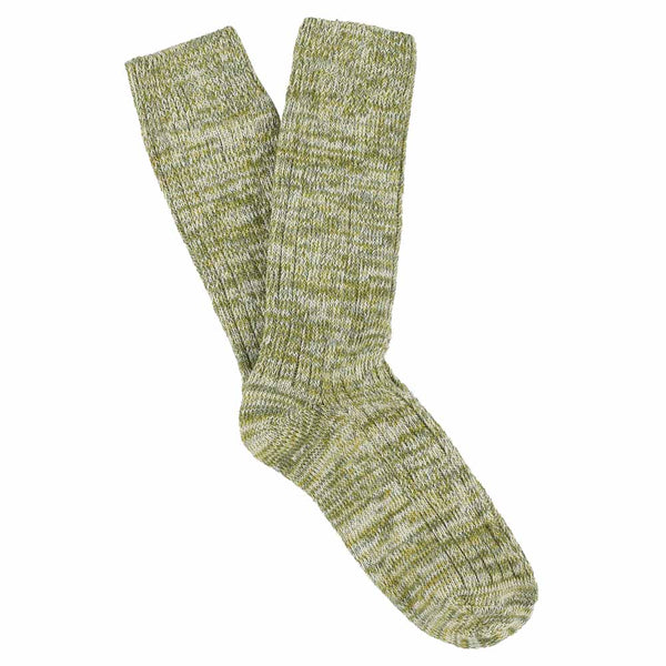 Escuyer Melange Socks Green / Yellow