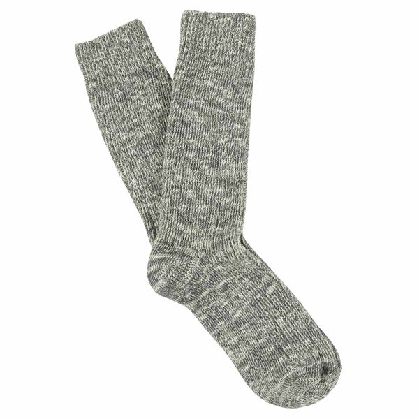 Escuyer Melange Socks - Light Grey