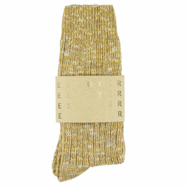 Escuyer Melange Socks - Mustard