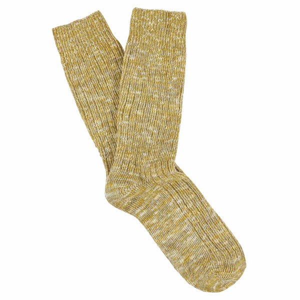 Escuyer Melange Socks - Mustard