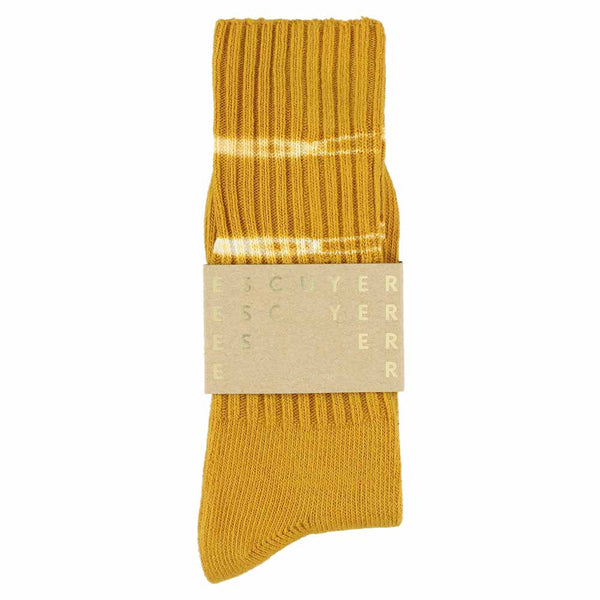 Escuyer Mustard Dyed Socks