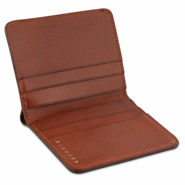 Escuyer Slim Wallet - Cognac