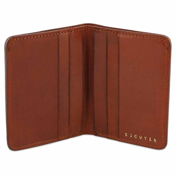 Escuyer Slim Wallet - Cognac