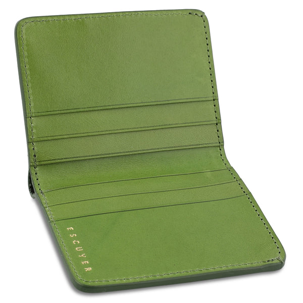 Escuyer Slim Wallet - Jungle Green