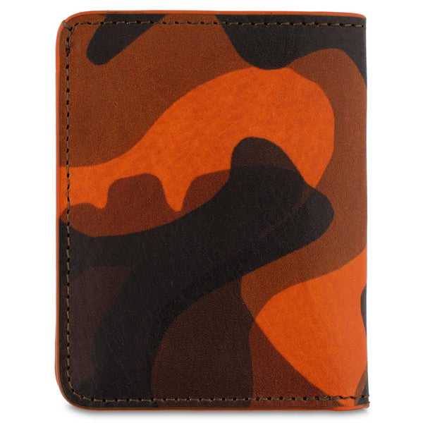 Escuyer Slim Wallet - Orange Camouflage
