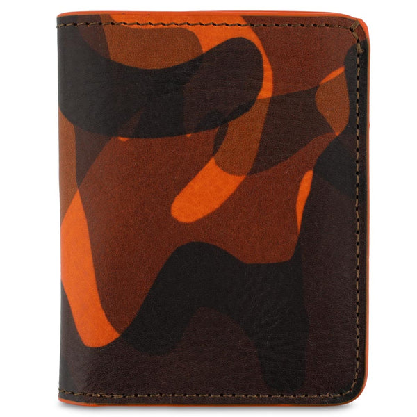 Escuyer Slim Wallet - Orange Camouflage