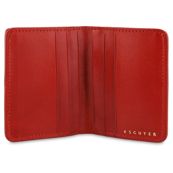Escuyer Slim Wallet - Red / Pink