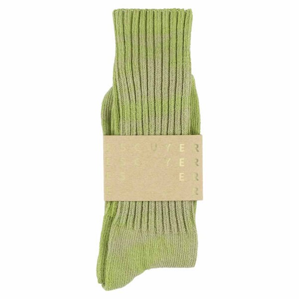 Escuyer Tie Dye Socks - Spring Green