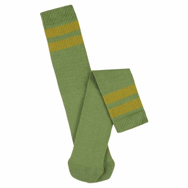 Escuyer Unisex Tube Socks - Guacamole / Mustard