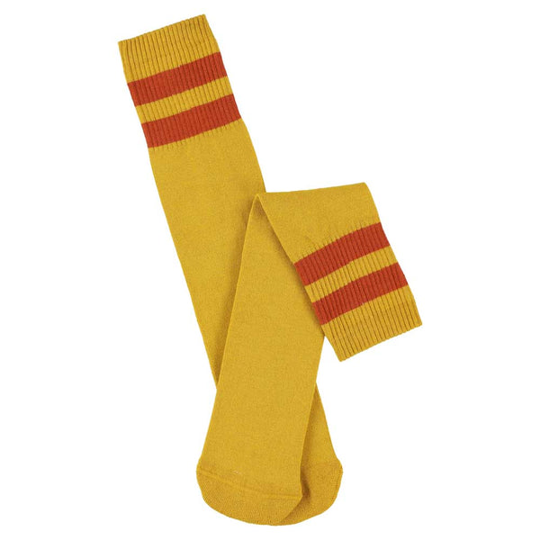 Escuyer Unisex Tube Socks - Mustard / Orange