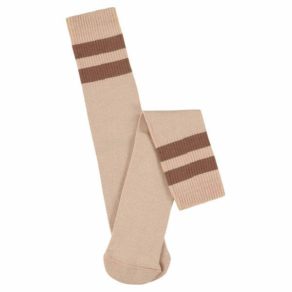 Escuyer Unisex Tube Socks - Pink / Tan
