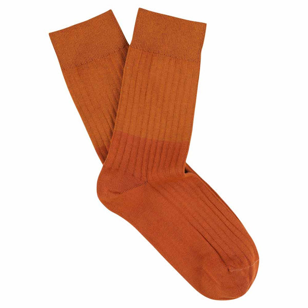 Escuyer Women Block Socks - Almond / Lion