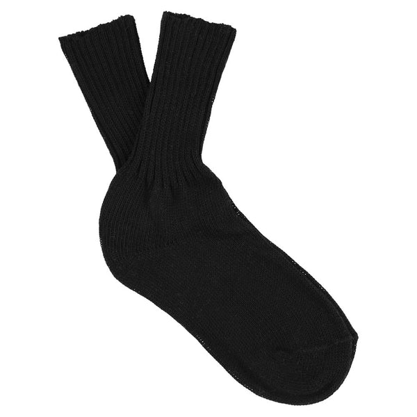 Escuyer Women Crew Socks - Black