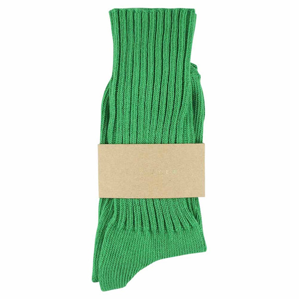 Escuyer Women Crew Socks - Bright Green