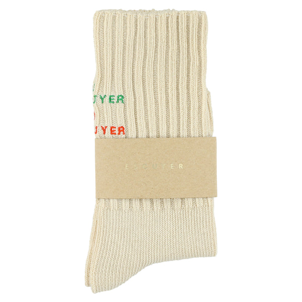 Escuyer Women Crew Socks - Logo
