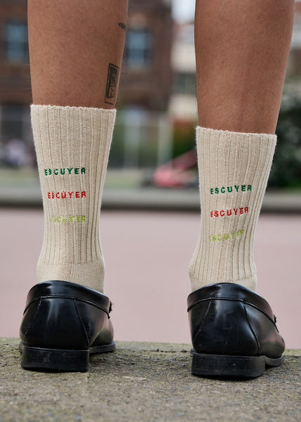 Escuyer Women Crew Socks - Logo