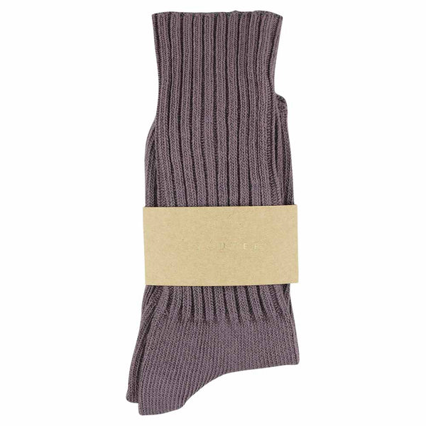 Escuyer Women Crew Socks - Off Purple