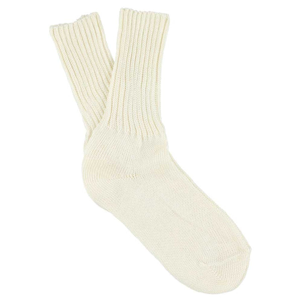 Escuyer Women Crew Socks - Off White
