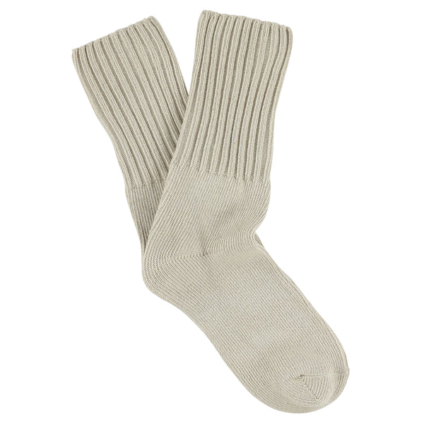 Escuyer Women Crew Socks - White Pepper