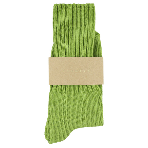 Escuyer Women Crew Socks - Wood Green