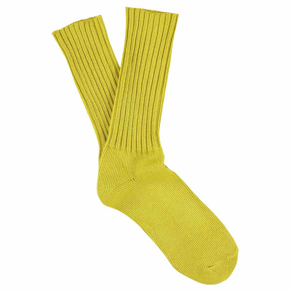 Escuyer Women Crew Socks - Yellow