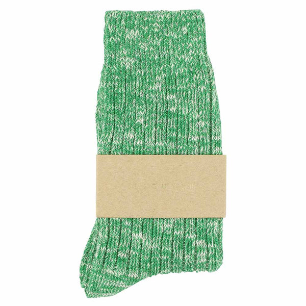 Escuyer Women Melange Socks - Bright Green