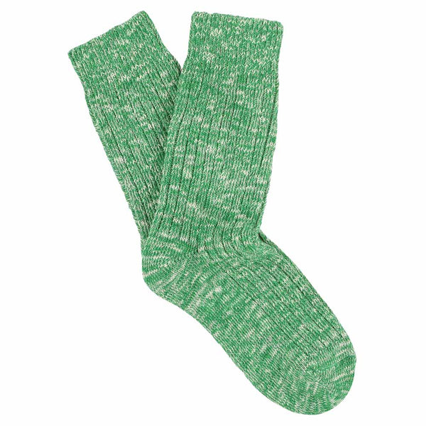 Escuyer Women Melange Socks - Bright Green