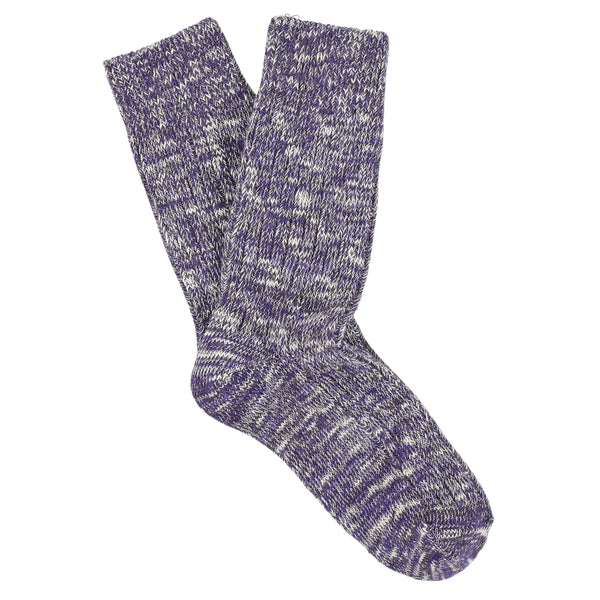 Escuyer Women Melange Socks - Bright Purple